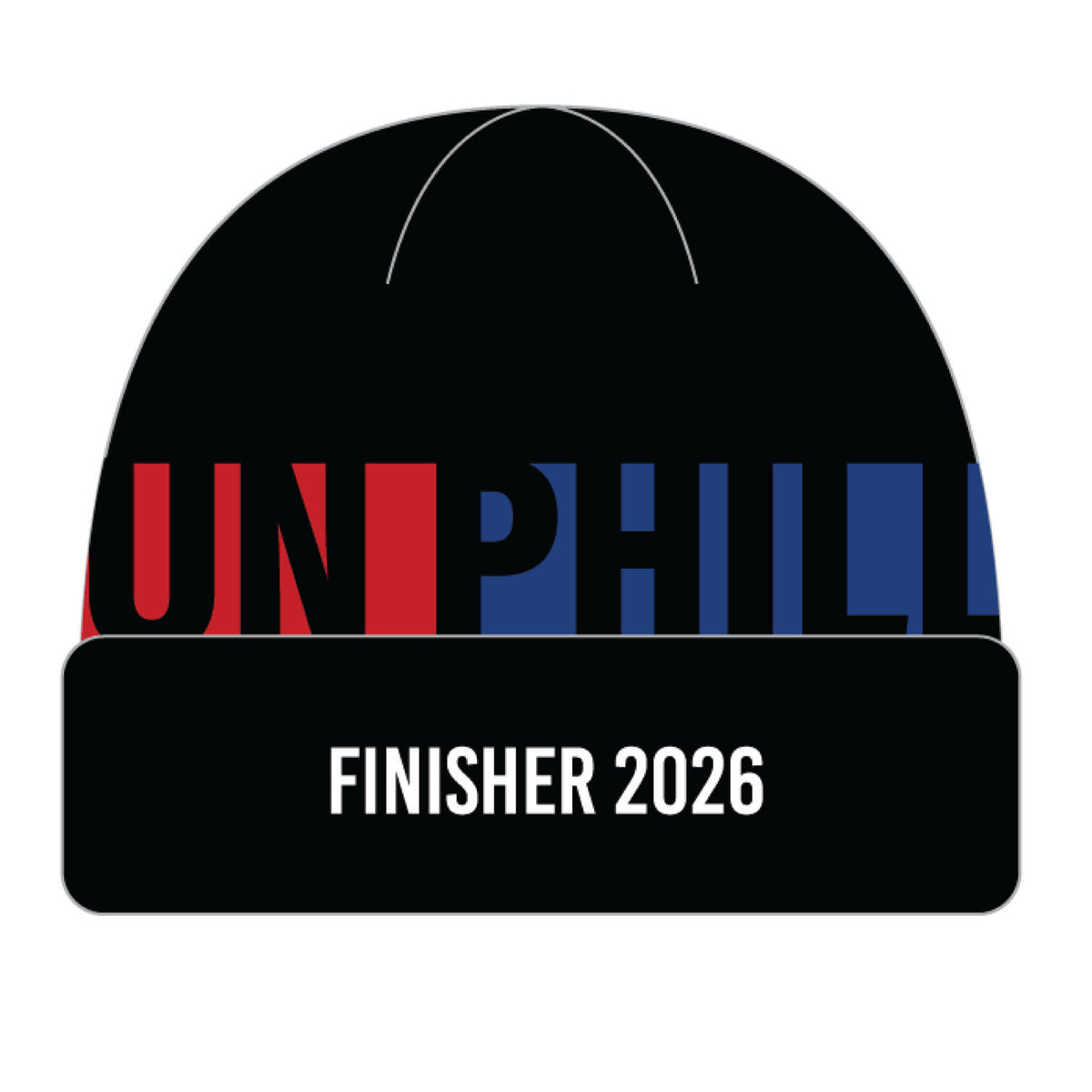 Beanie -Black Knit Cuffed- PMW Finisher 2026