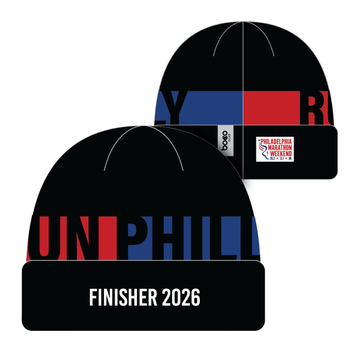 Beanie -Black Knit Cuffed- PMW Finisher 2026