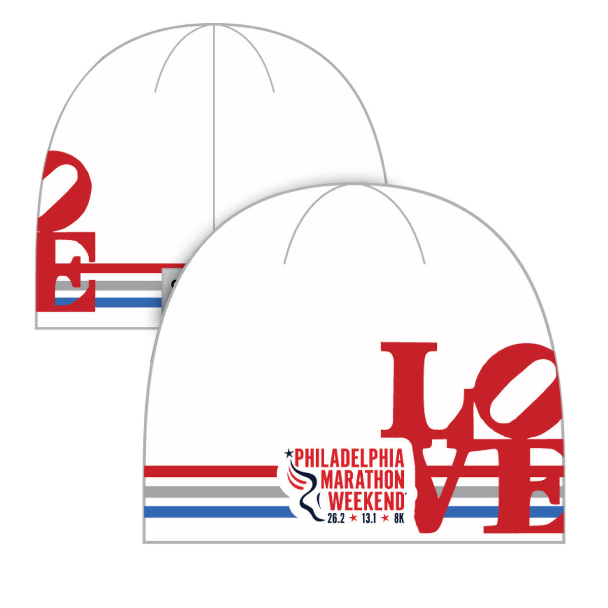 Beanie -White Fleece- PMW Love