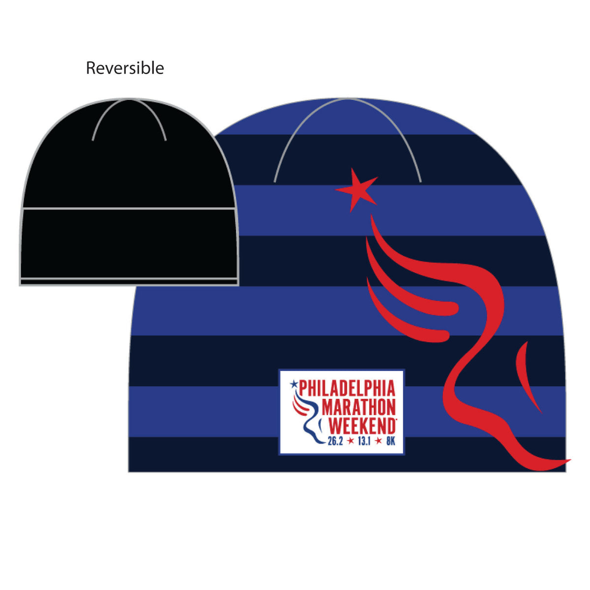 Beanie -Striped Fleece- PMW Foot