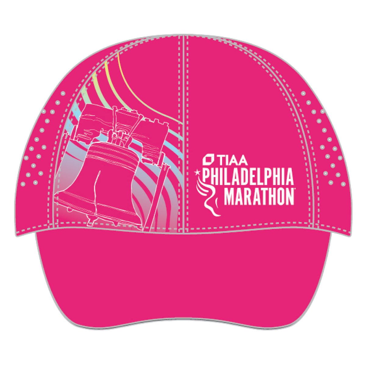 Cap -Hot Pink Tech Ponytail Laser-Cut- TIAA Bell