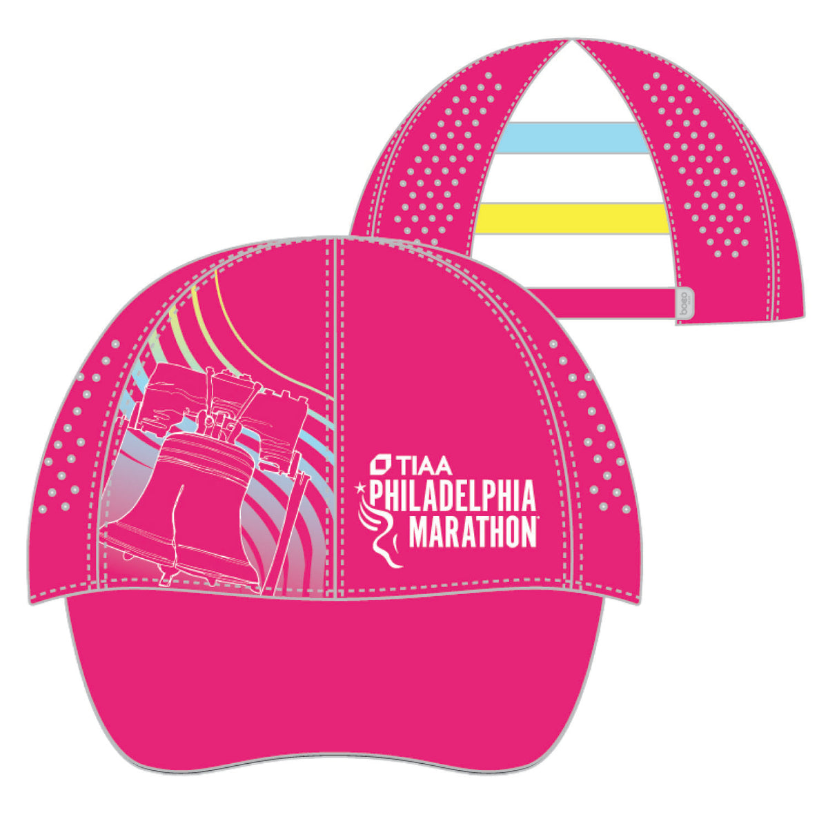Cap -Hot Pink Tech Ponytail Laser-Cut- TIAA Bell
