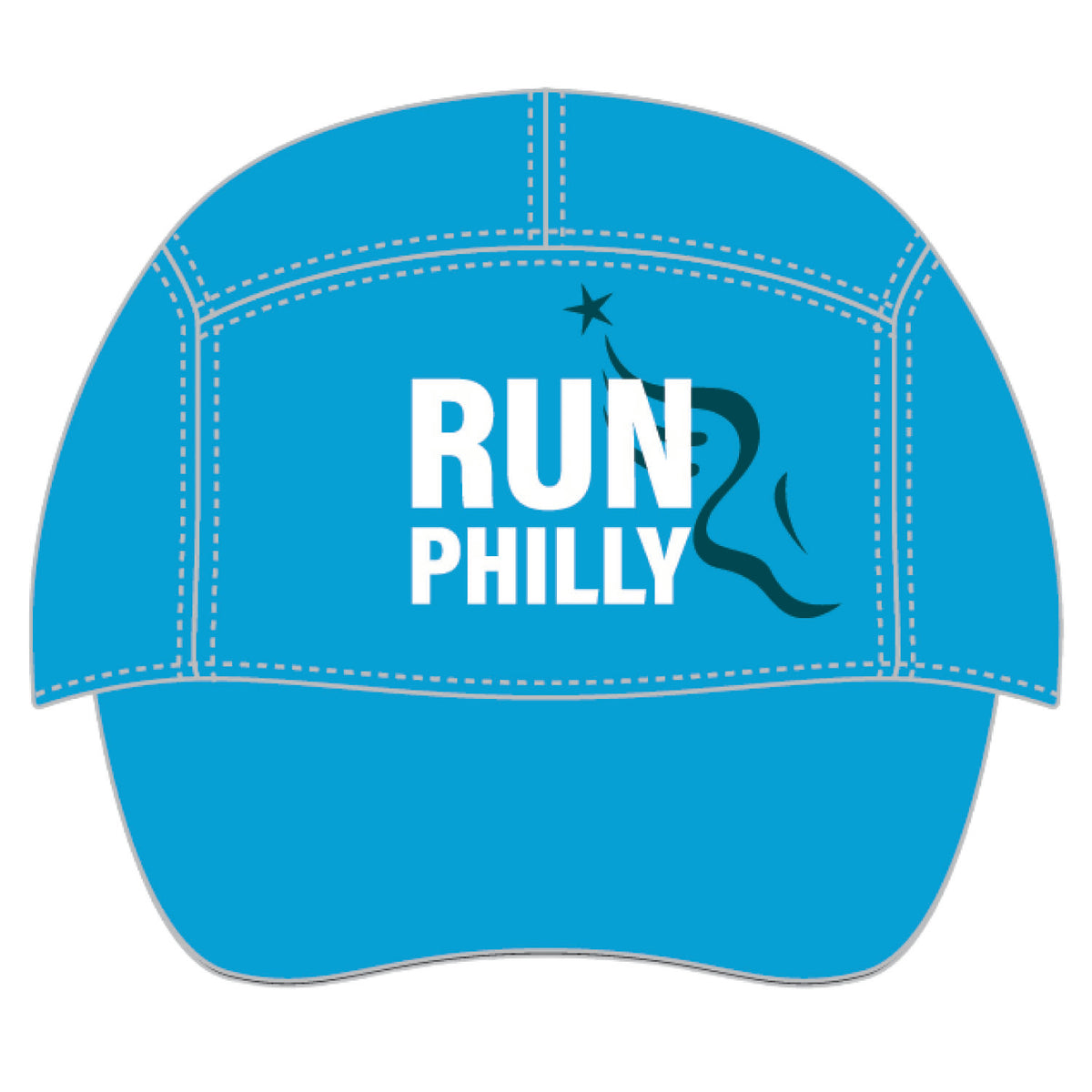Cap- Electric Blue Tech 5-Panel- TIAA Run Philly