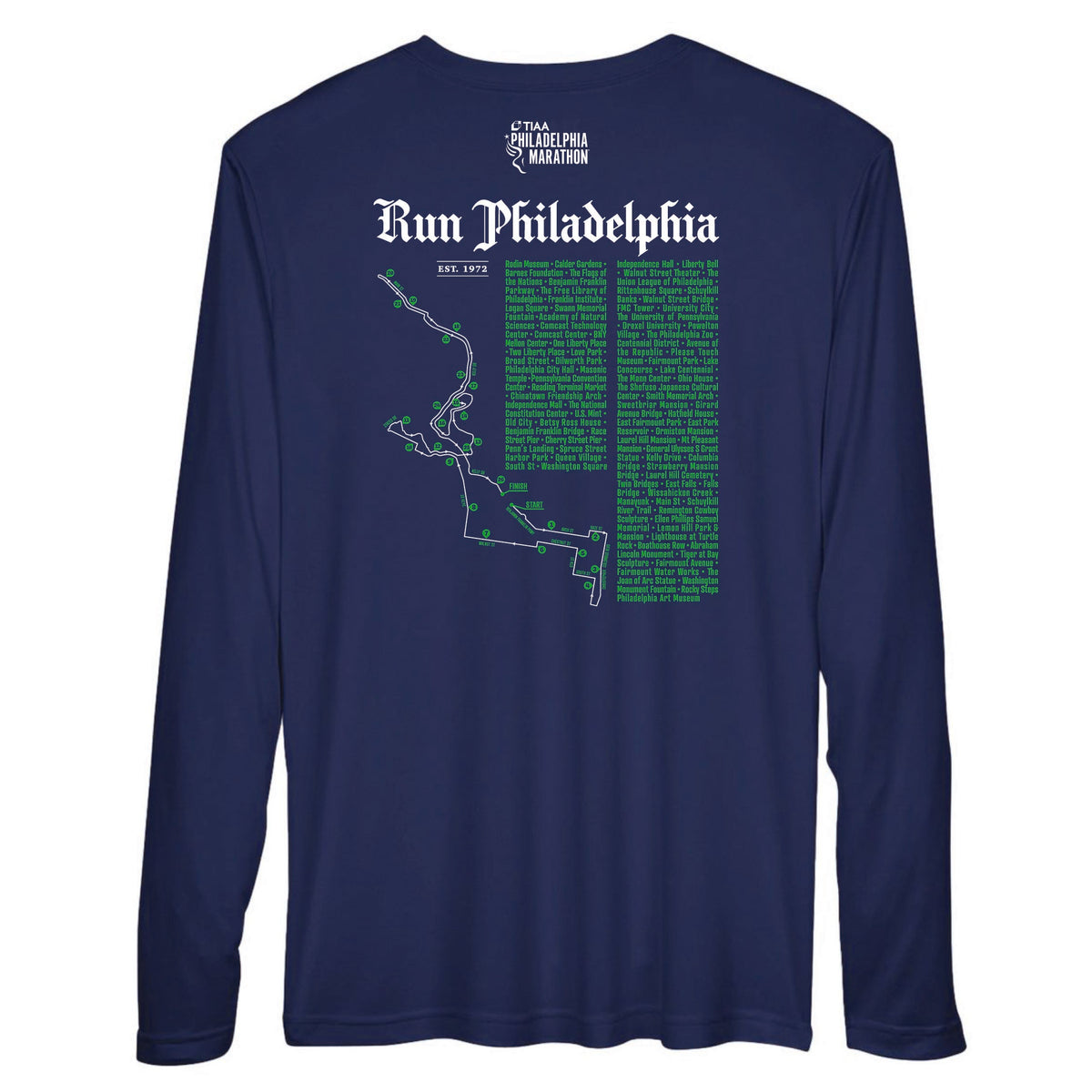 Adult LS Tech Tee -Navy- 2026.2 Course