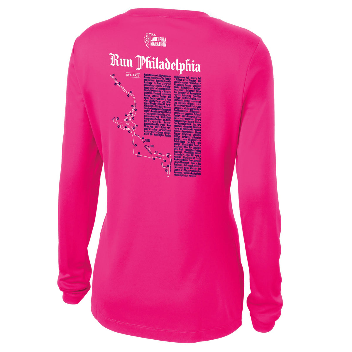 Fitted LS Tech V-Neck Tee -Neon Pink- 2026.2 Course