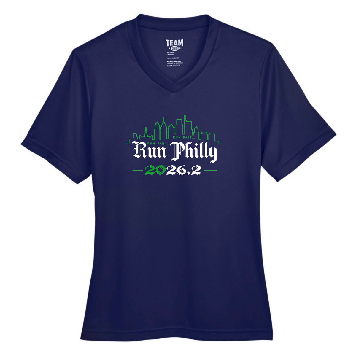 Fitted Tech V-Neck Tee -Navy- 2026.2 Course