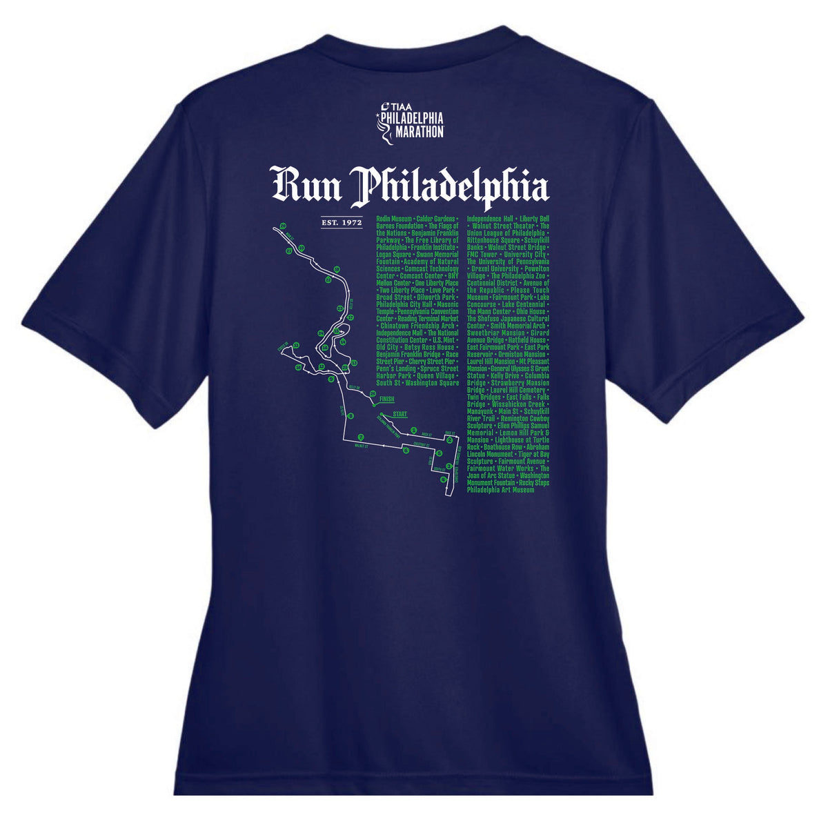 Fitted Tech V-Neck Tee -Navy- 2026.2 Course
