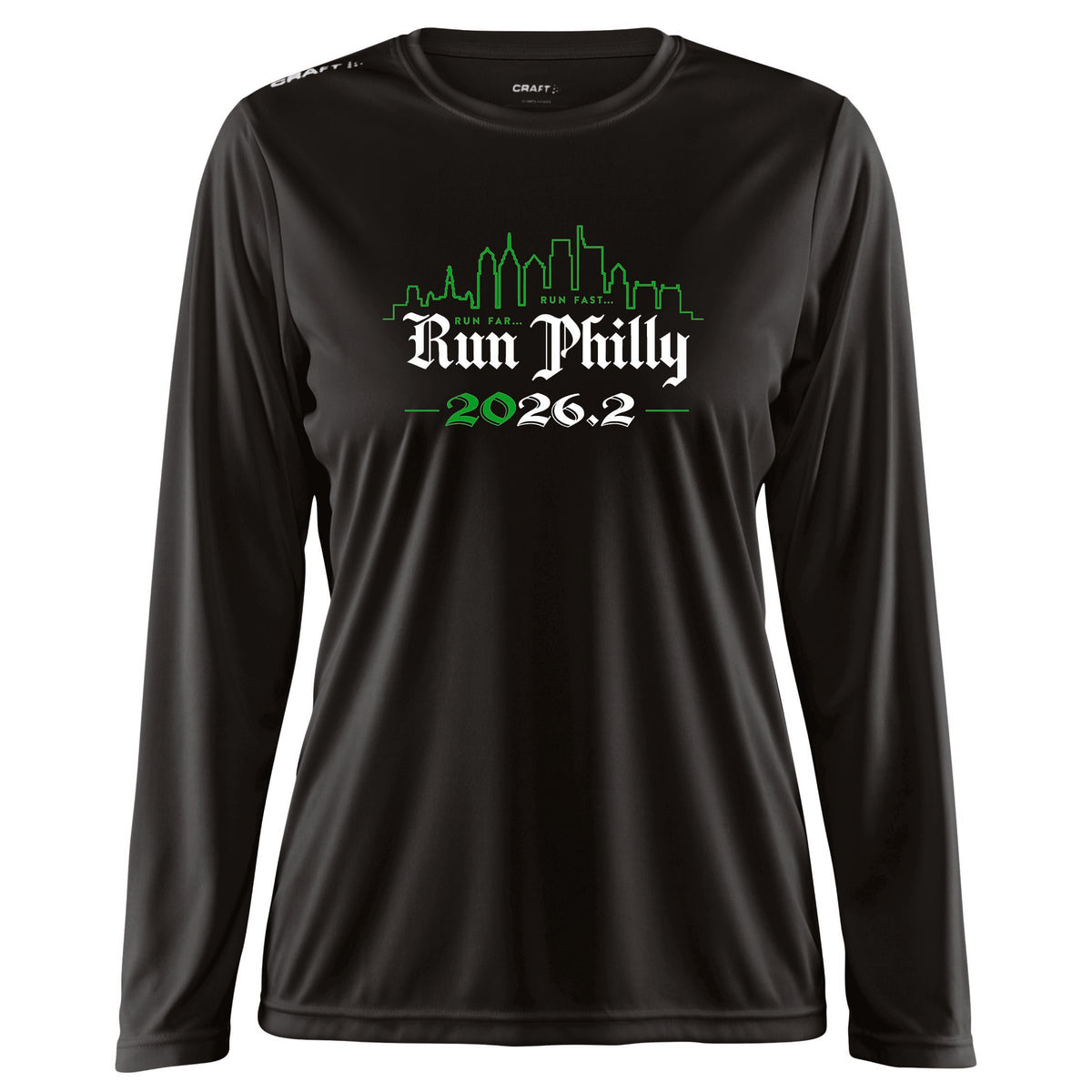 Fitted LS CRAFT Tech Tee -Black- 2026.2 Course