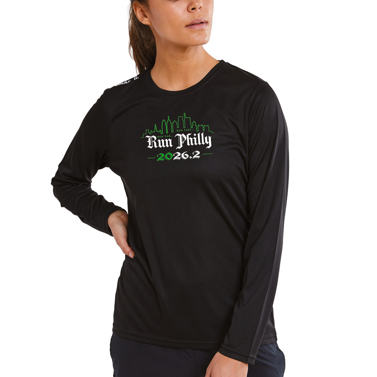 Fitted LS CRAFT Tech Tee -Black- 2026.2 Course