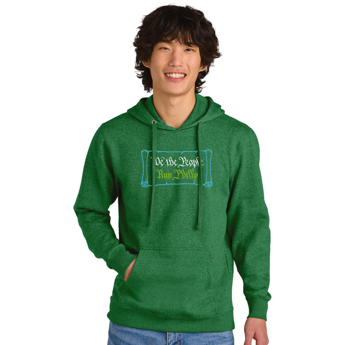 Adult Fleece Hoody -Heather Kelly- PMW We The People