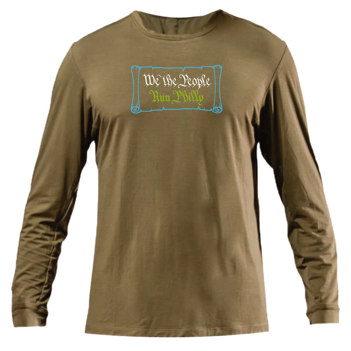 Adult LS Bamboo Tech Tee -Timber- PMW We The People