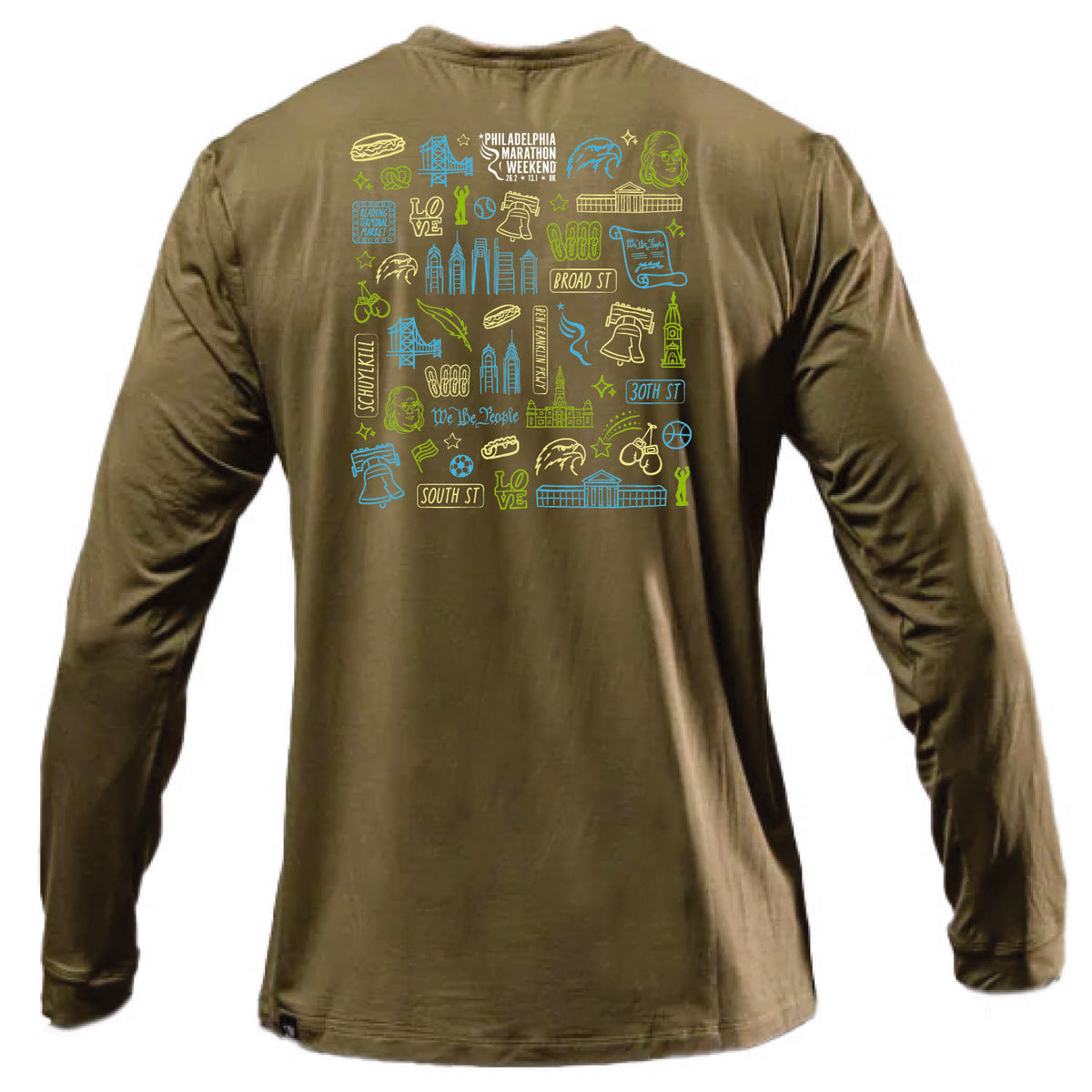 Adult LS Bamboo Tech Tee -Timber- PMW We The People