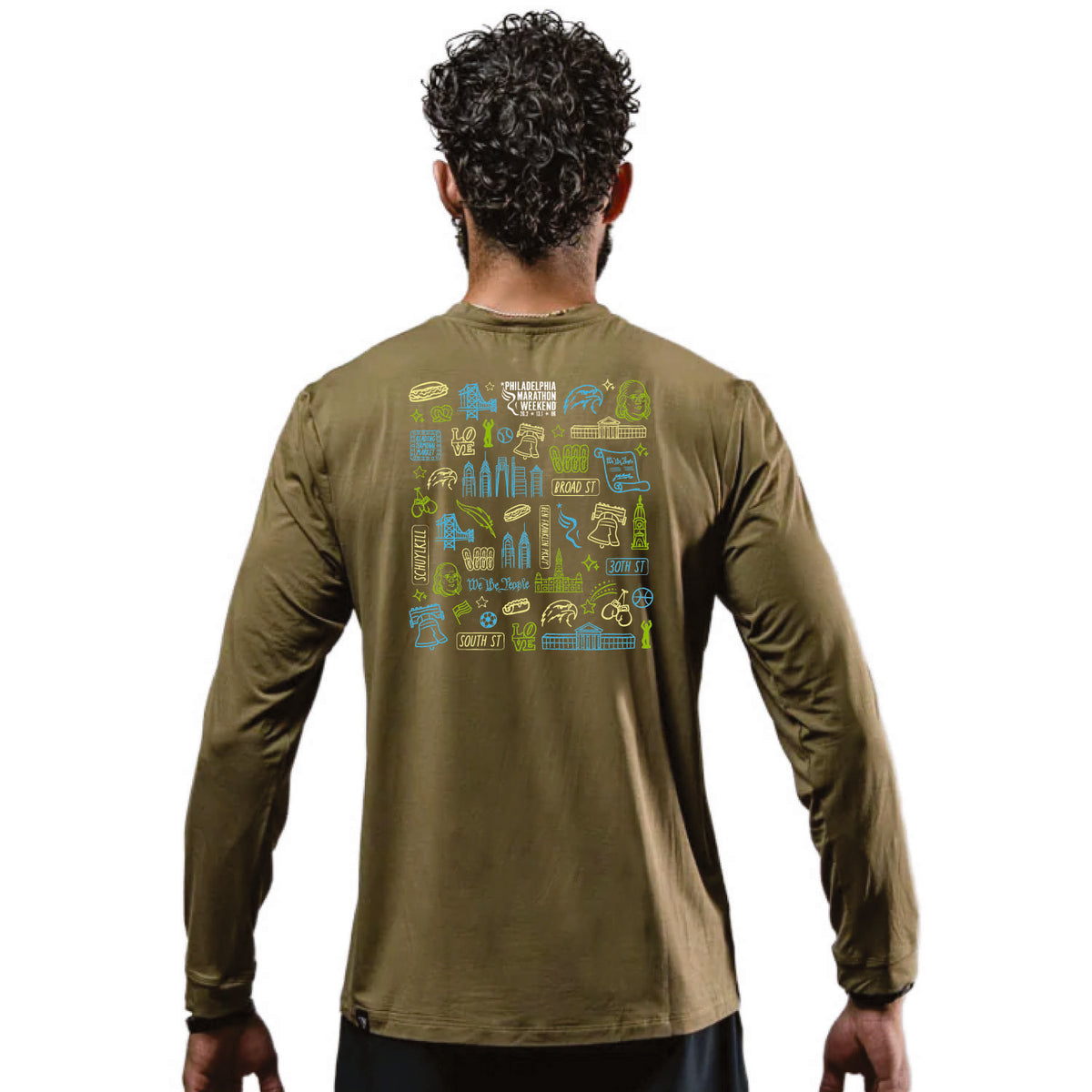 Adult LS Bamboo Tech Tee -Timber- PMW We The People