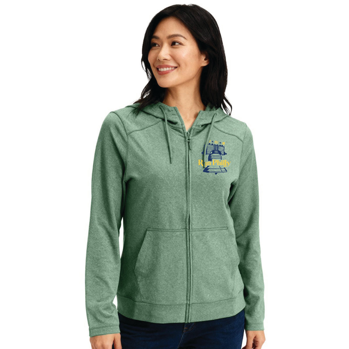 Fitted Eco Zip Hoody -Bottle Green- PMW LCP