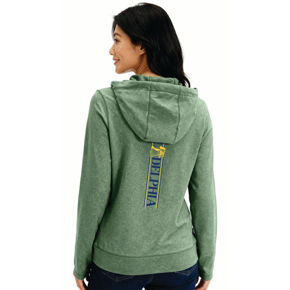 Fitted Eco Zip Hoody -Bottle Green- PMW LCP