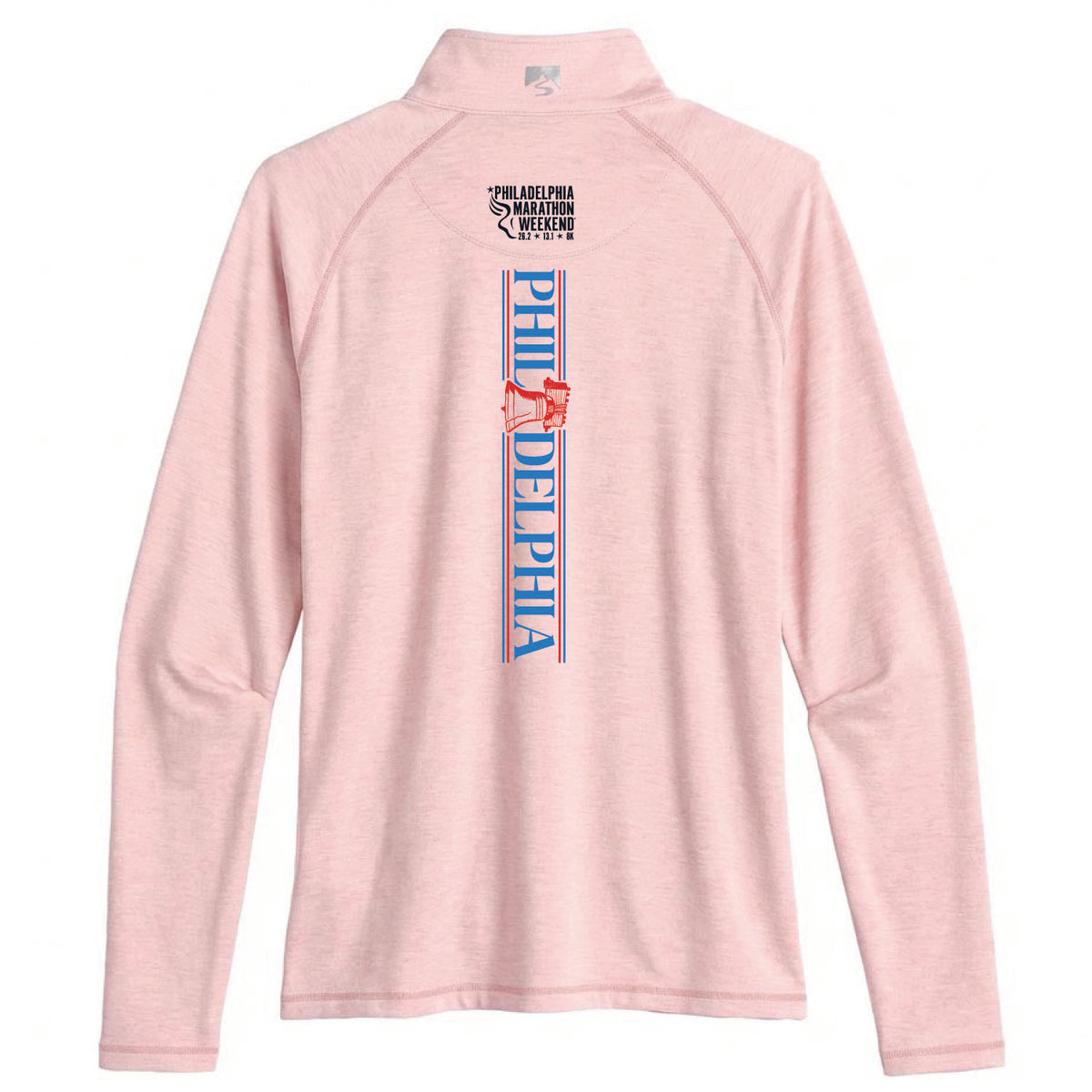 Fitted Sueded Eco 1/4 Zip -Pale Pink- PMW LCP