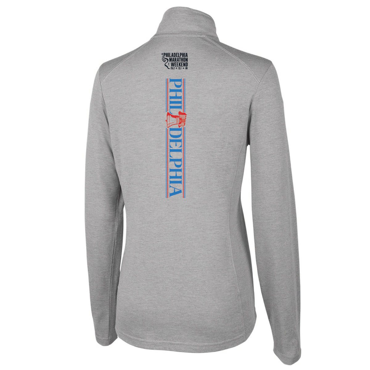 Fitted Triblend 1/4 Zip -Light Grey Heather- PMW LCP