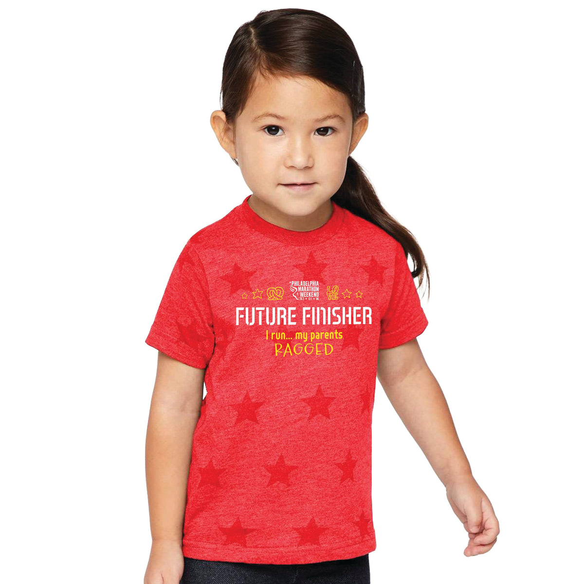 Toddler Tee -Red Star- PMW Future Finisher