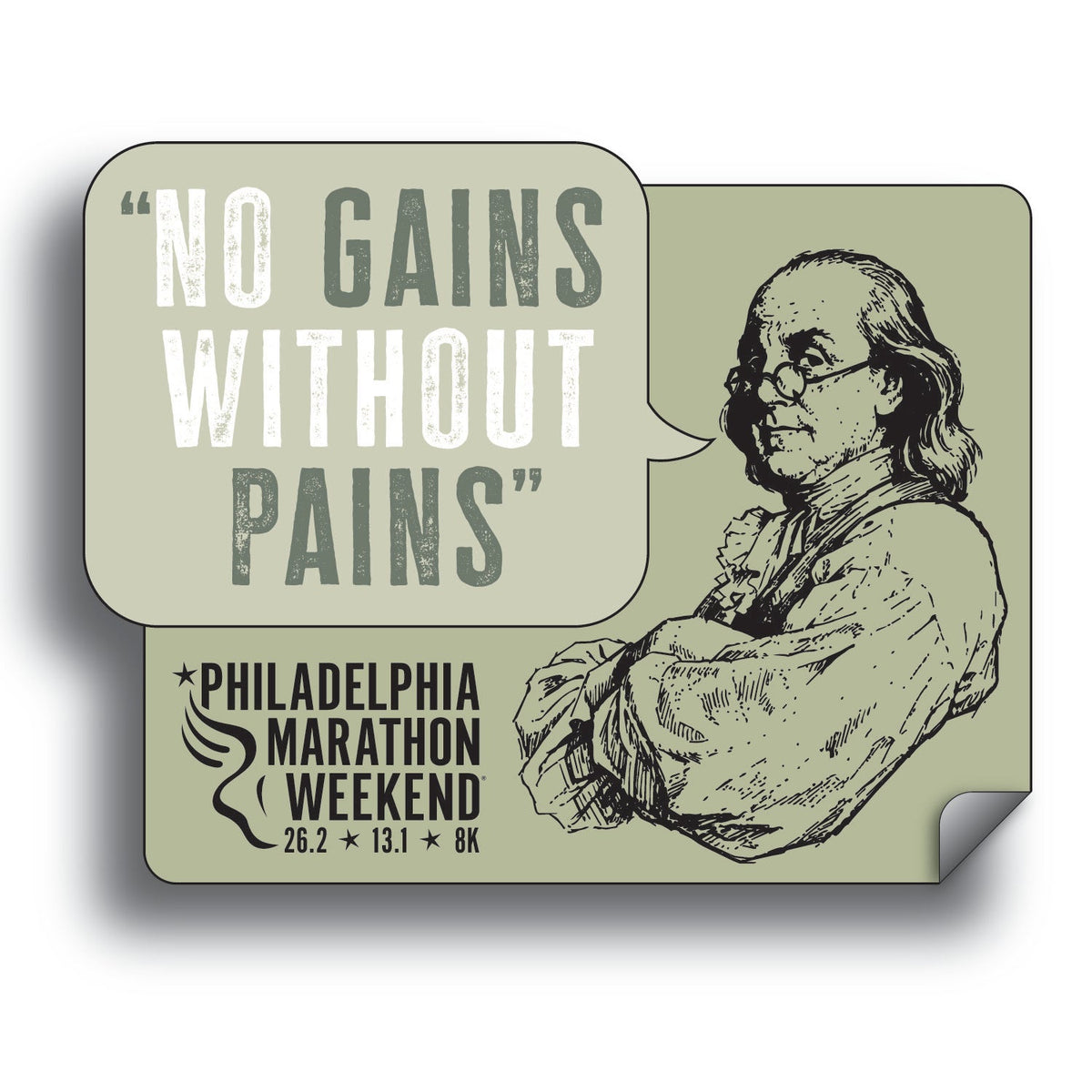 Sticker -Ben No Gains PMW