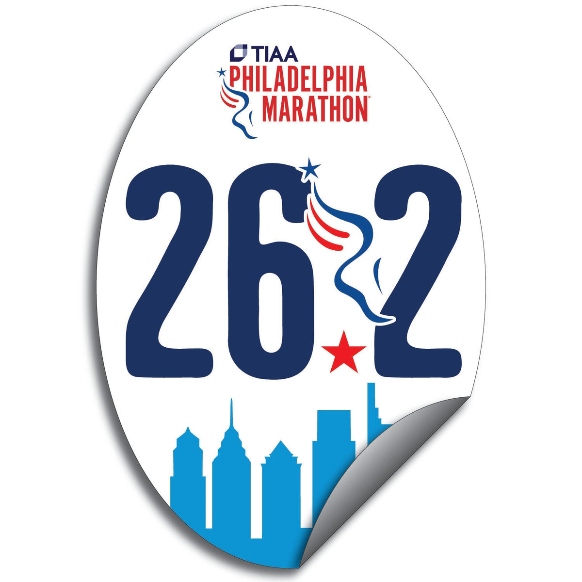 Sticker -26.2 Oval TIAA