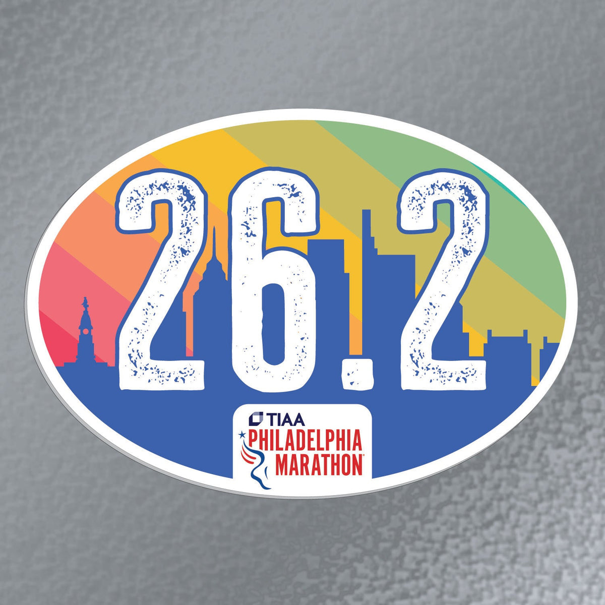 Magnet -26.2 Rainbow TIAA