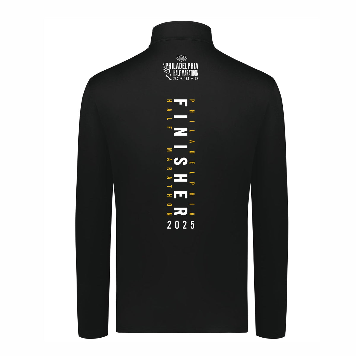 Adult UPF50 1/4 Zip -Black- D&W 2025 Finisher