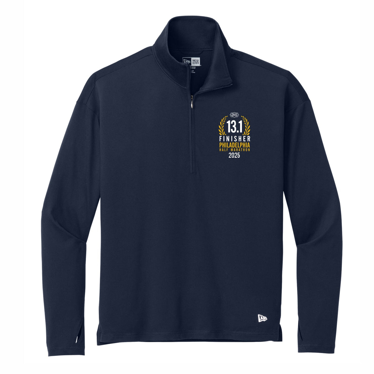 Fitted New Era 1/2 Zip -Navy- D&W 2025 Finisher