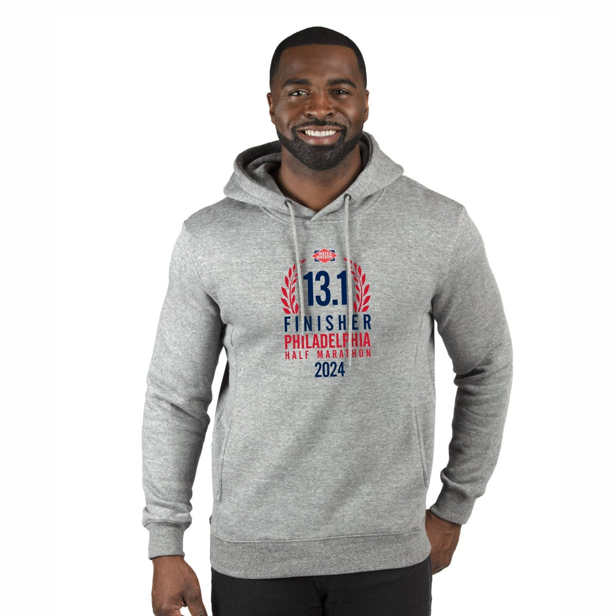 Adult Fleece Hoody -Heather Grey- D&W 2024 Finisher