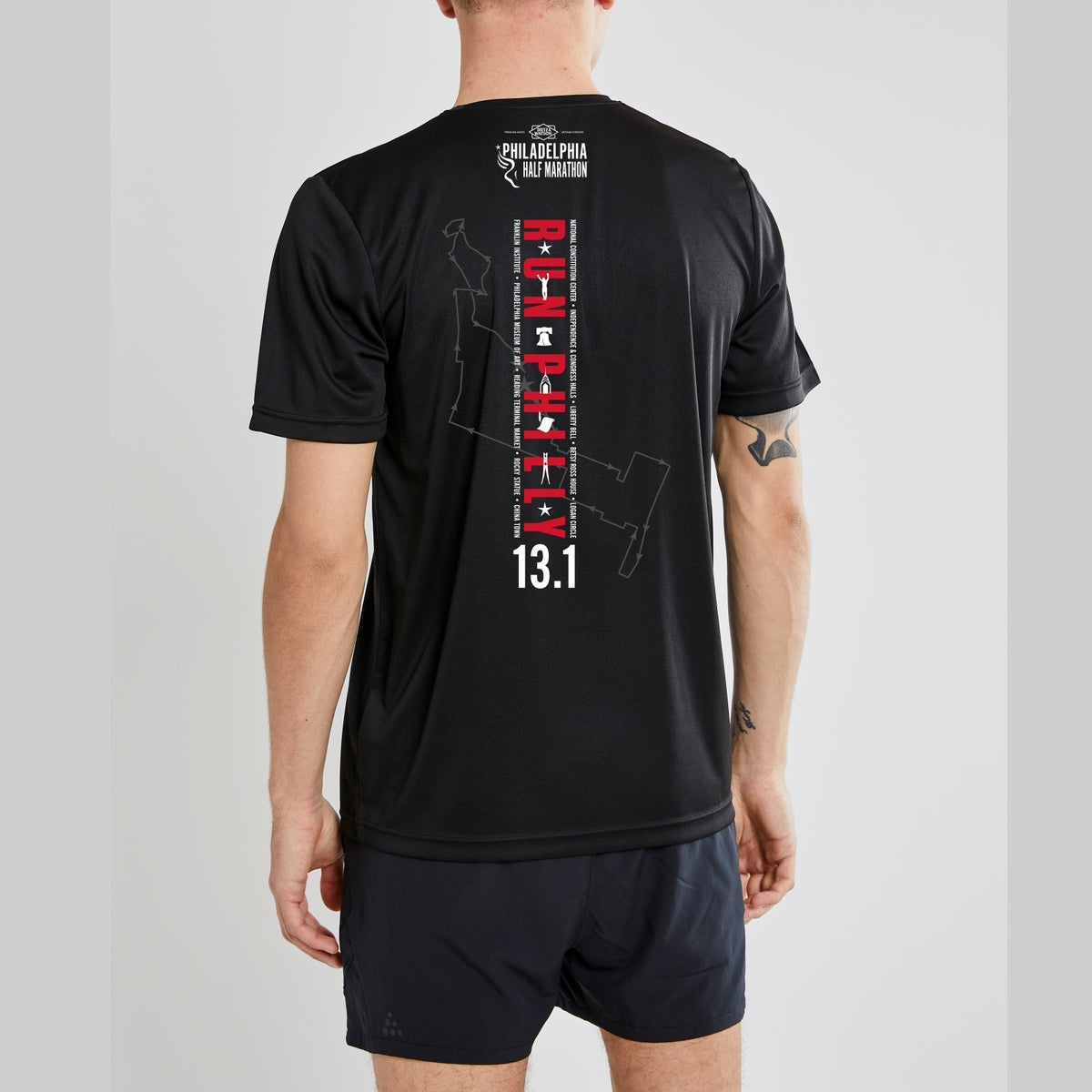Adult Tech CRAFT Tee -Black- 13.1 Course