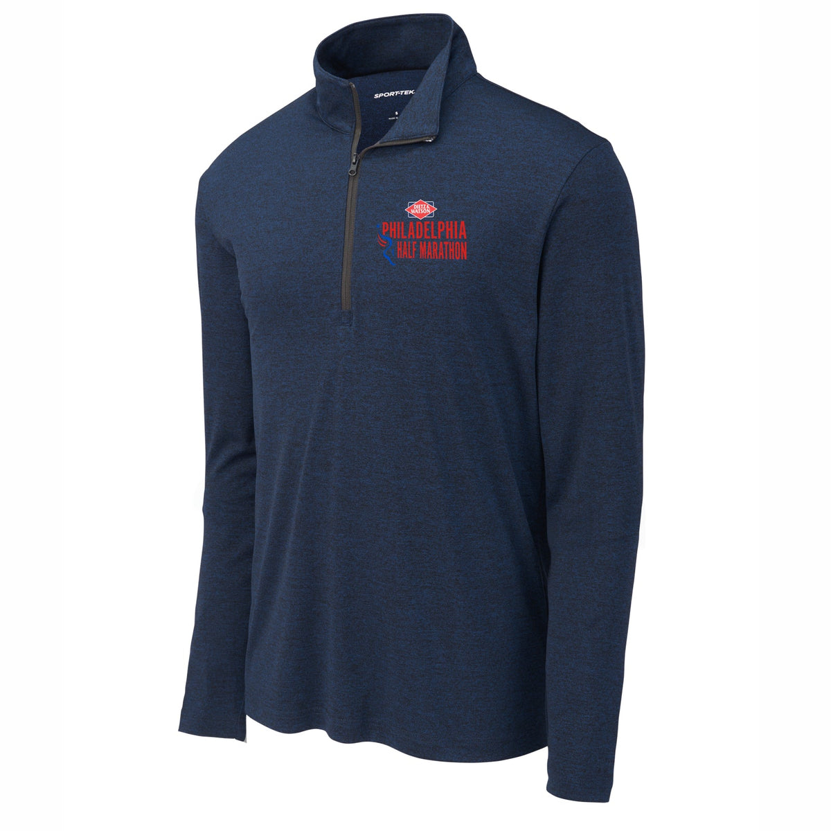 Adult Tech 1/4 Zip -Dark Royal- D&W Embroidery