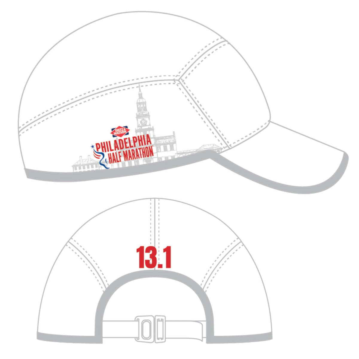 Cap -White Run Tech- 13.1 Run Philly