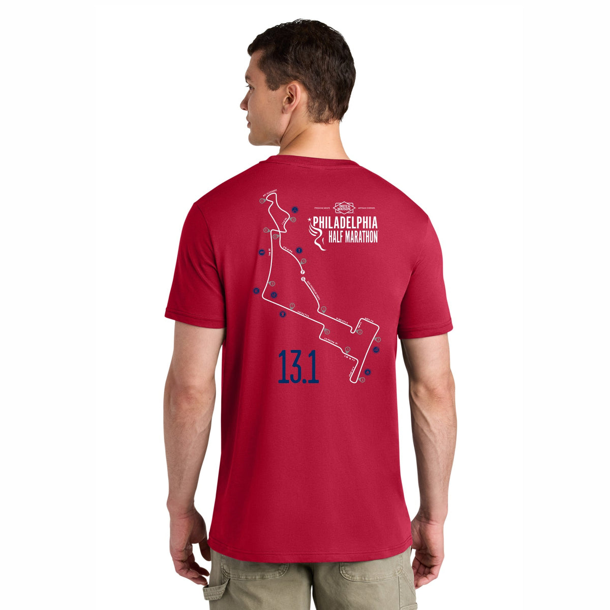 Adult Organic Cotton Tee -Red- D&W 2025 Course