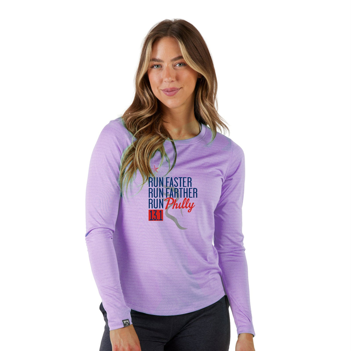 Fitted LS Tech Eco Tee -Violet- D&W 2025 Course