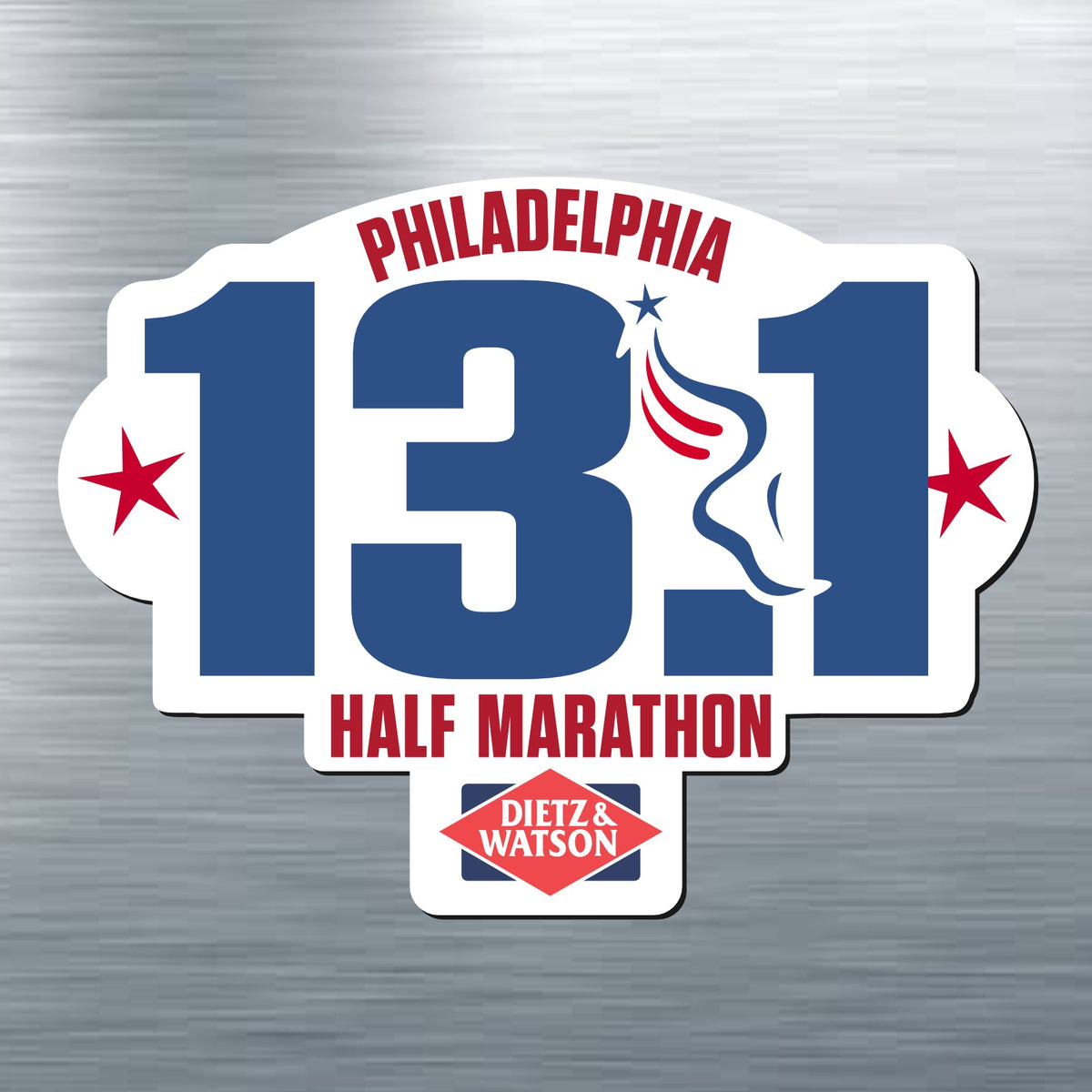 Magnet -White Oval- D&W 13.1