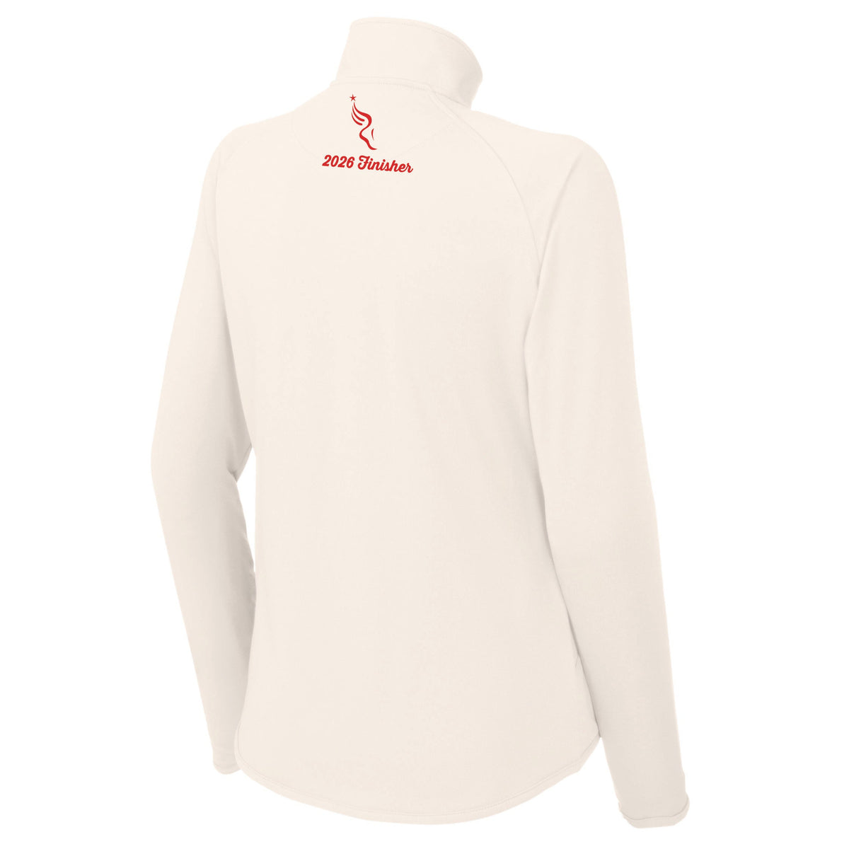 Fitted Tech 1/4 Zip -Ecru- 13.1 2026 Finisher Embr