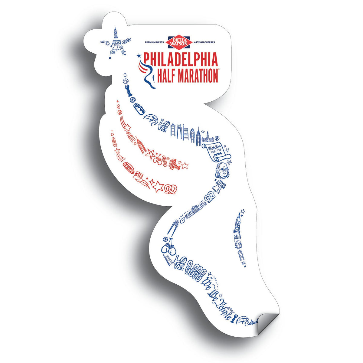 Sticker -13.1 Foot D&W